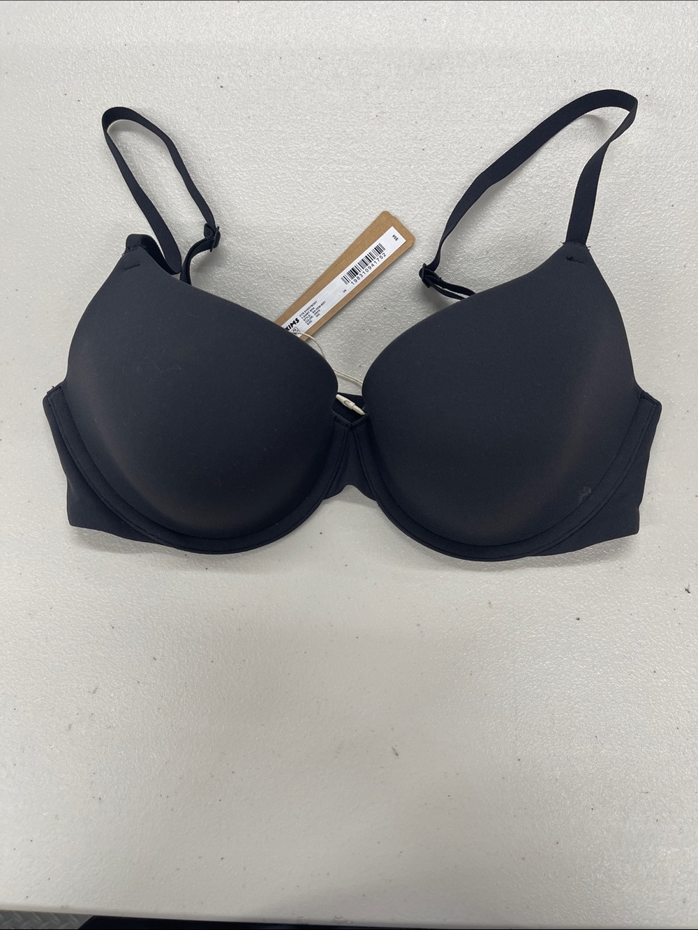 Skims Fits Everybody T-Shirt Bra 34C Onyx - Picture 1 of 3